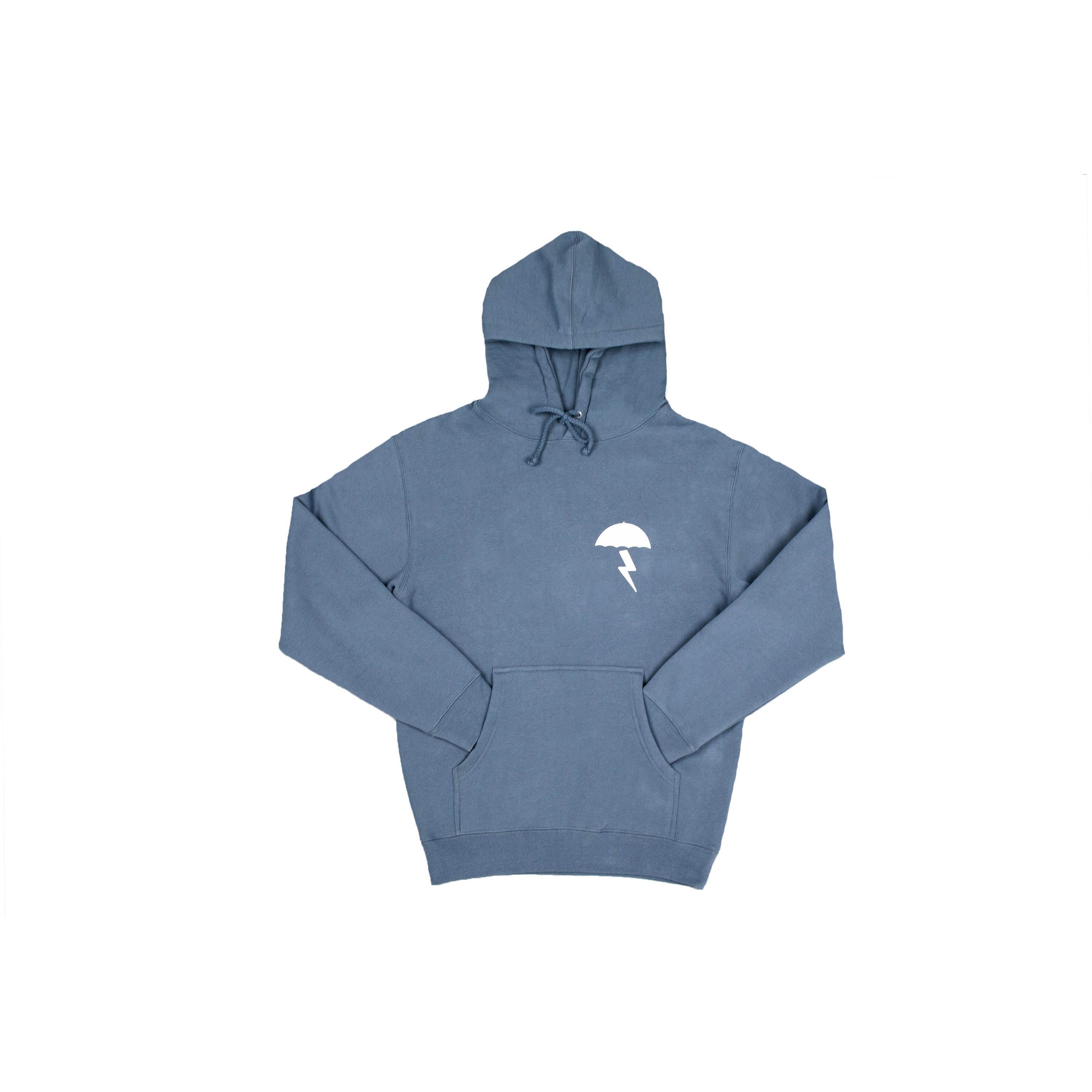 “WXTHESTRM” Classic Logo Hoodie “Forecast Blue”