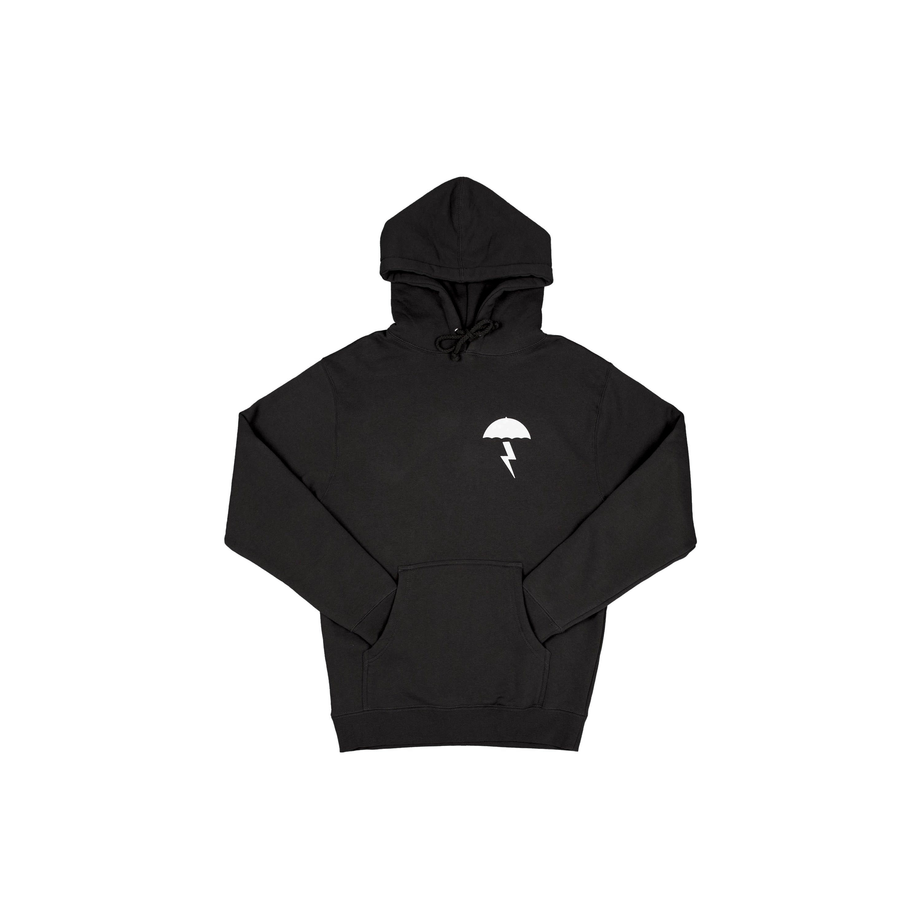 “WXTHESTRM” Classic Logo Hoodie “Midnight Black”